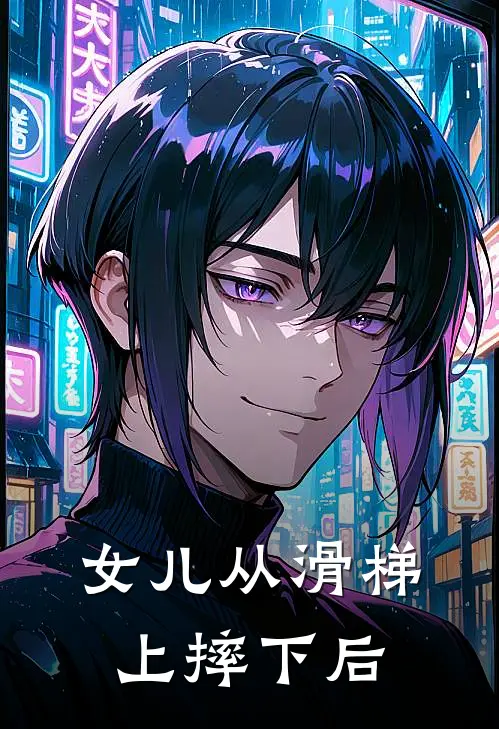 女儿从滑梯上摔下后